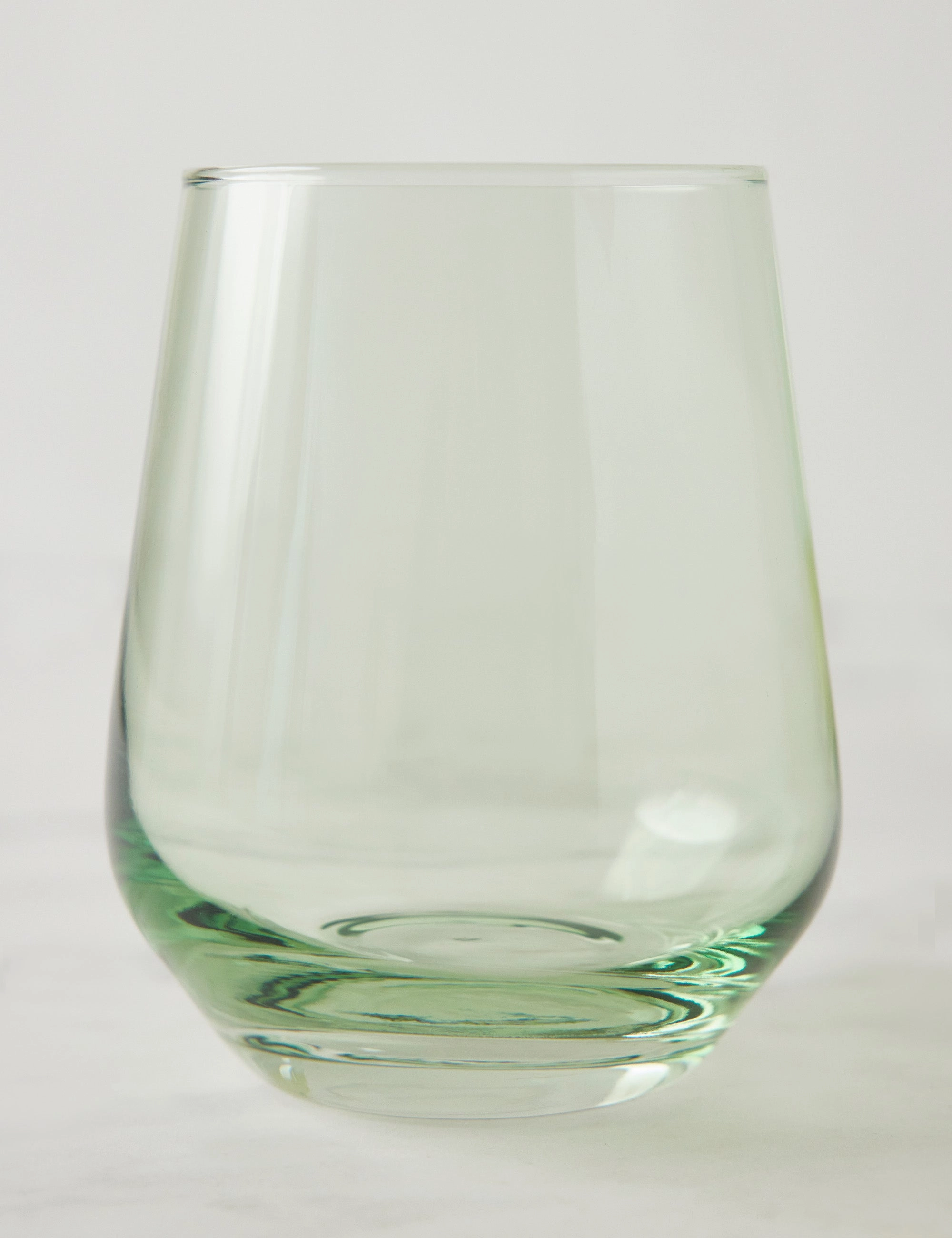 Stemless Wine Glass (Set of 2) by Estelle Colored Glass