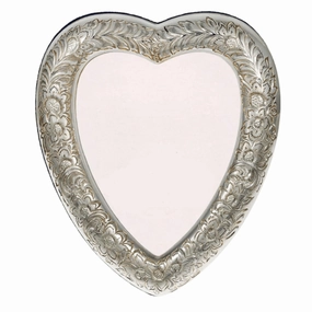 Sterling Silver Victorian Heart Picture Frame home display ornament