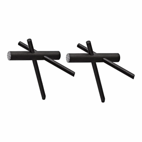 Sticks Hooks - Set of 2 (Order Quantity: 6) modern art object