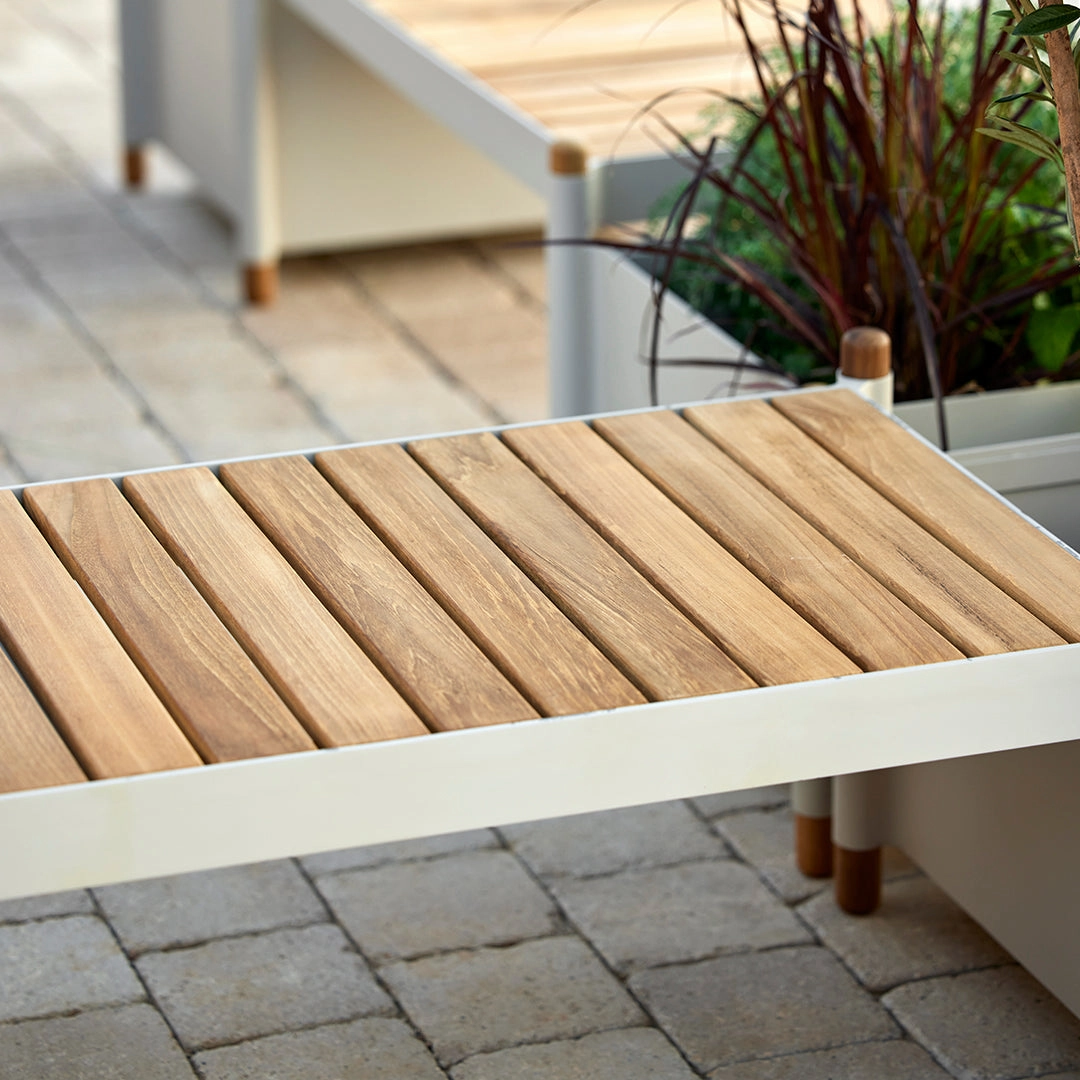 Sticks Outdoor Bench w/ Planter