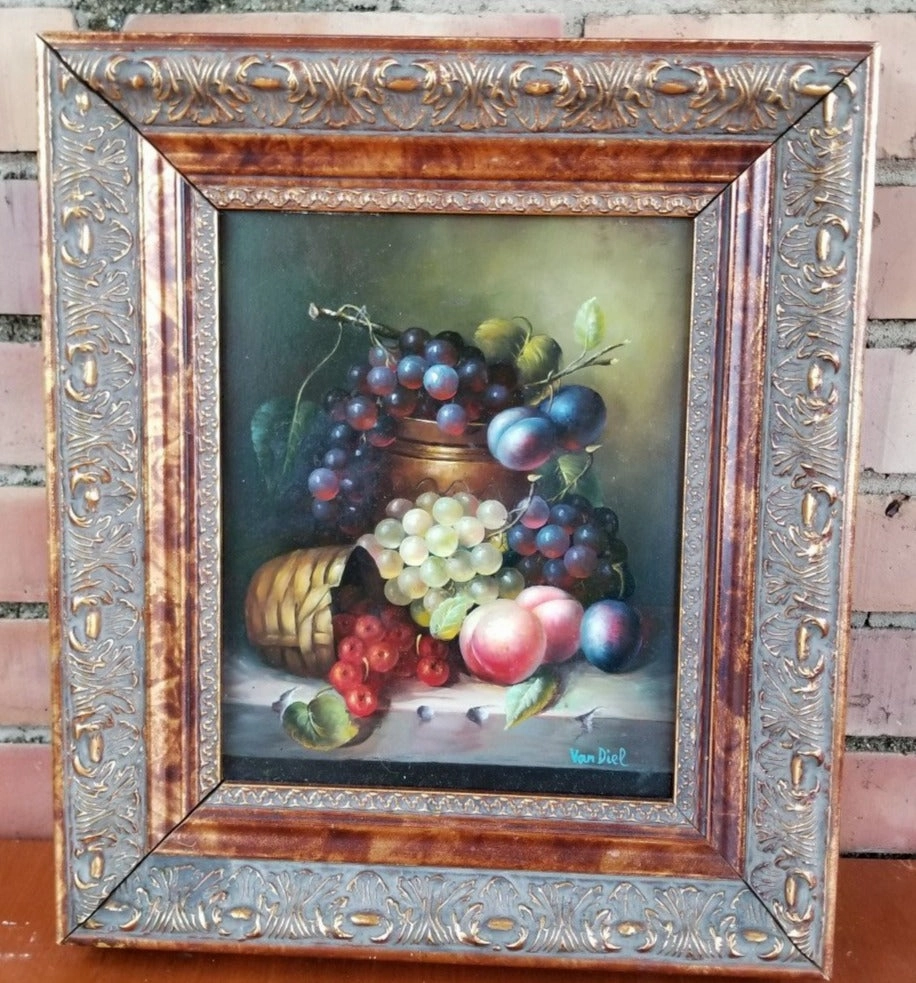 STILL LIFE OIL PAINTING OF FRUIT classic mural painting