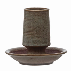 Stoneware Match Holder with Striker Plate interior room decor