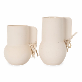 Stoneware Vase elegant wall decor
