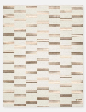 Stripe Break Flatweave Rug by Sarah Sherman Samuel trendy fashion rug