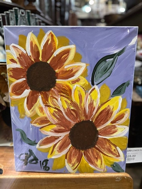 SUNFLOWER PAINTING classic mural painting
