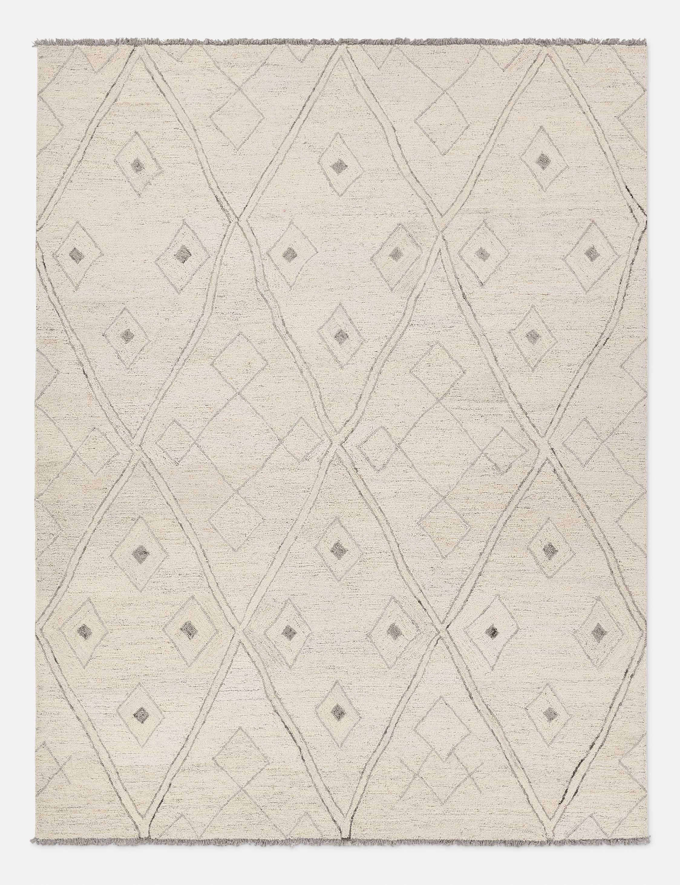 Sunisa Hand-Tufted Wool Moroccan-Style Rug trendy fashion rug