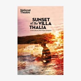 Sunset at the Villa Thalia 2016 Print aesthetic poster wallpaper