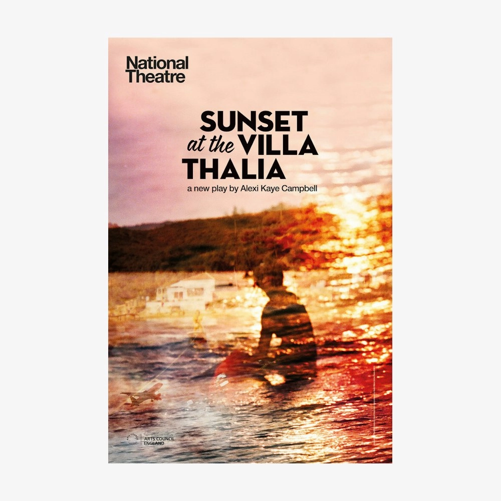 Sunset at the Villa Thalia 2016 Print aesthetic poster wallpaper