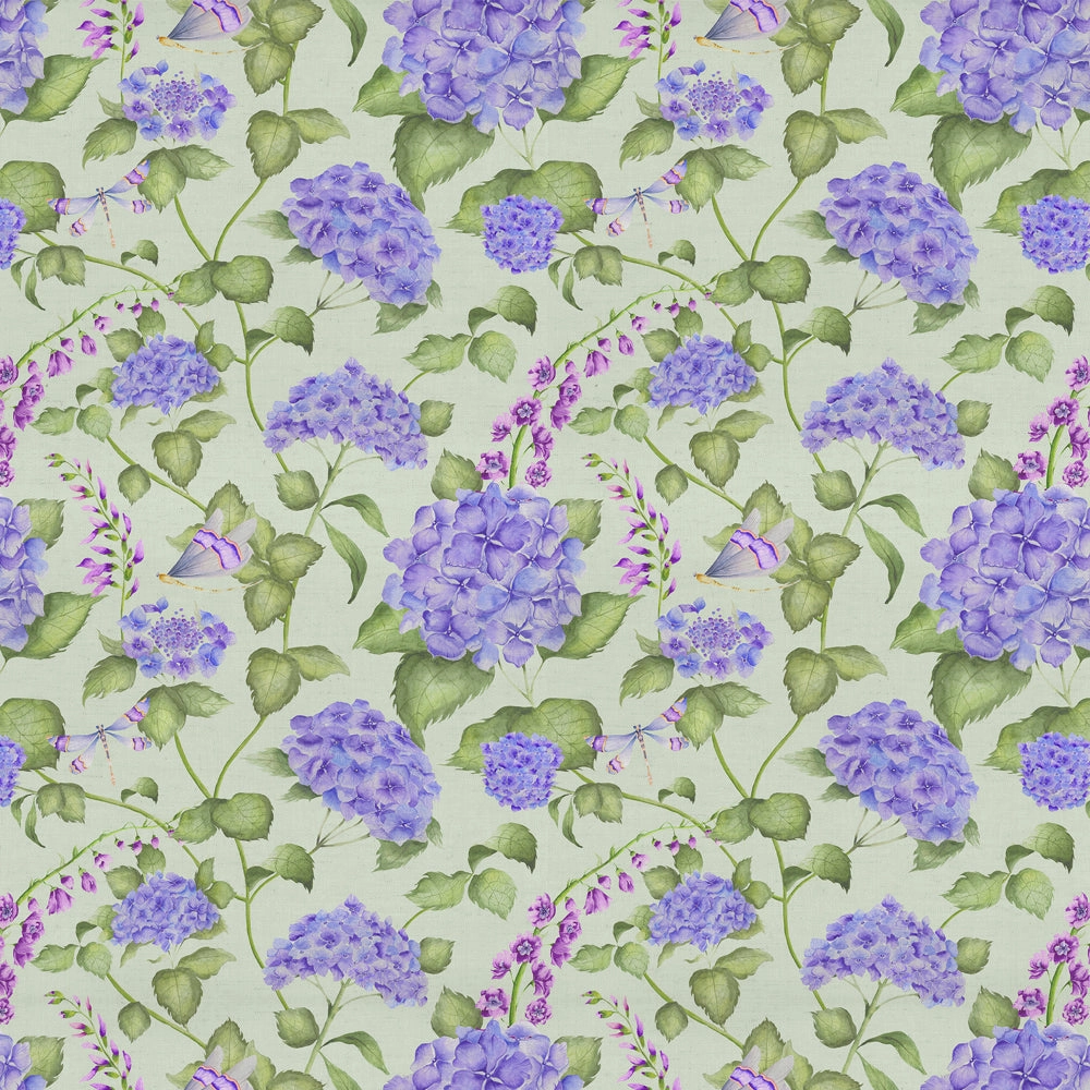 Sylvana Printed Cotton Fabric (By The Metre) Sage