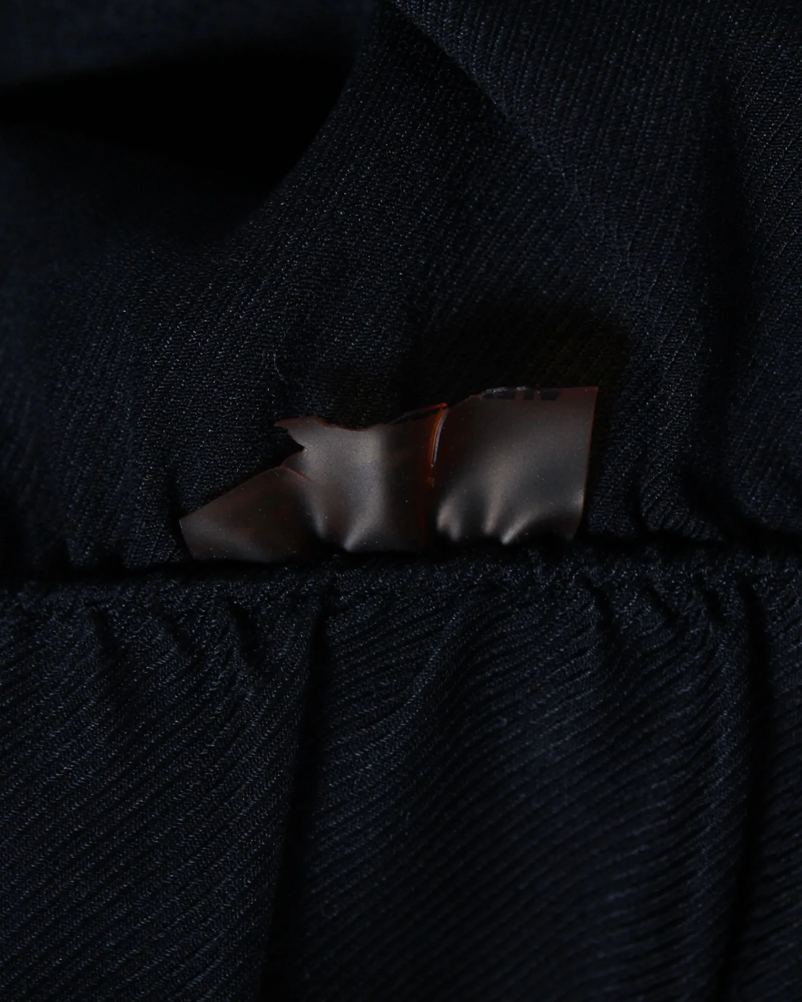 T von Alexander Wang Twill-Hose in schwarzer Seide