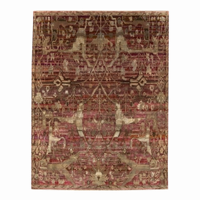 Tabriz Aj-711(5) Red minimalist everyday rug
