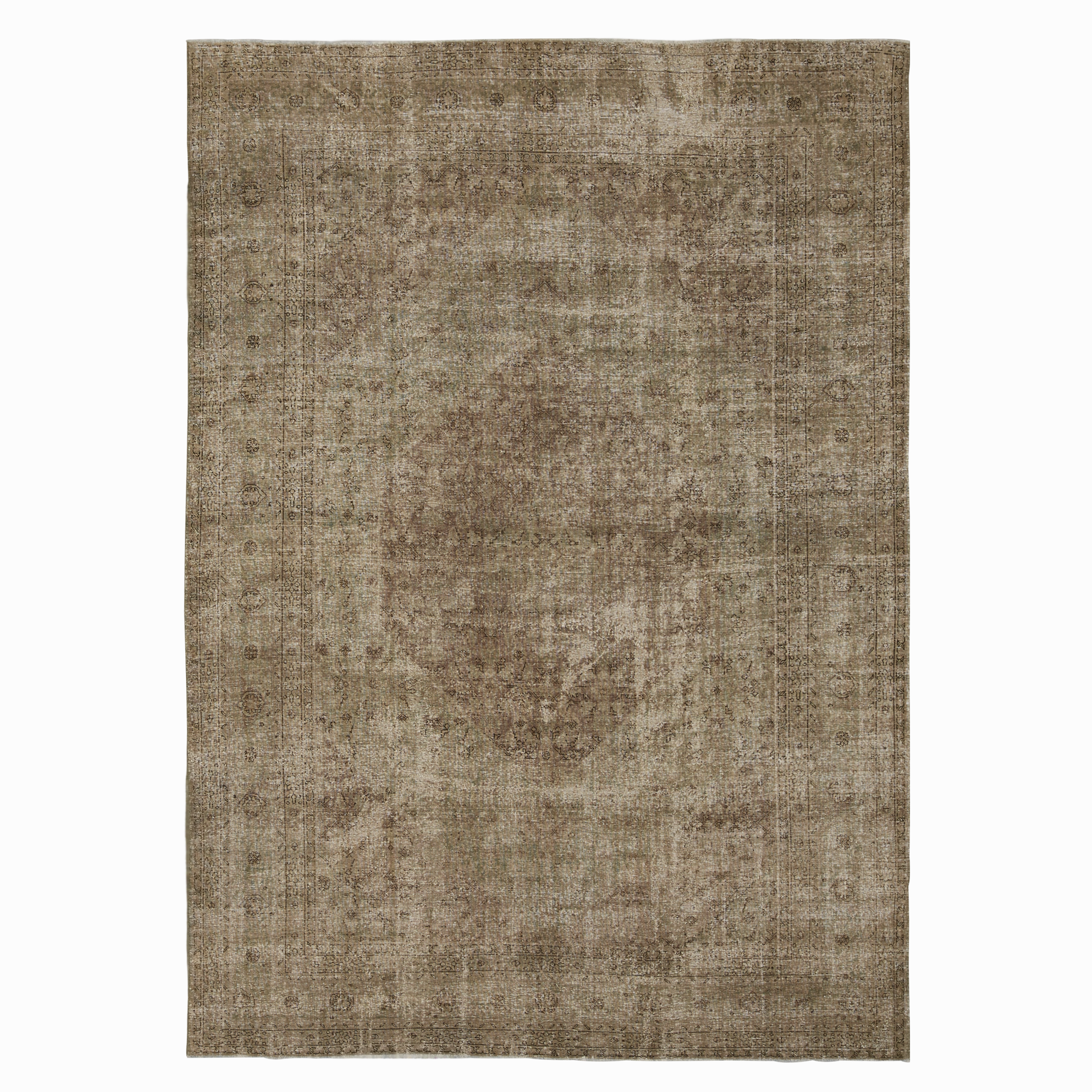 Tabriz C.1920 minimalist everyday rug