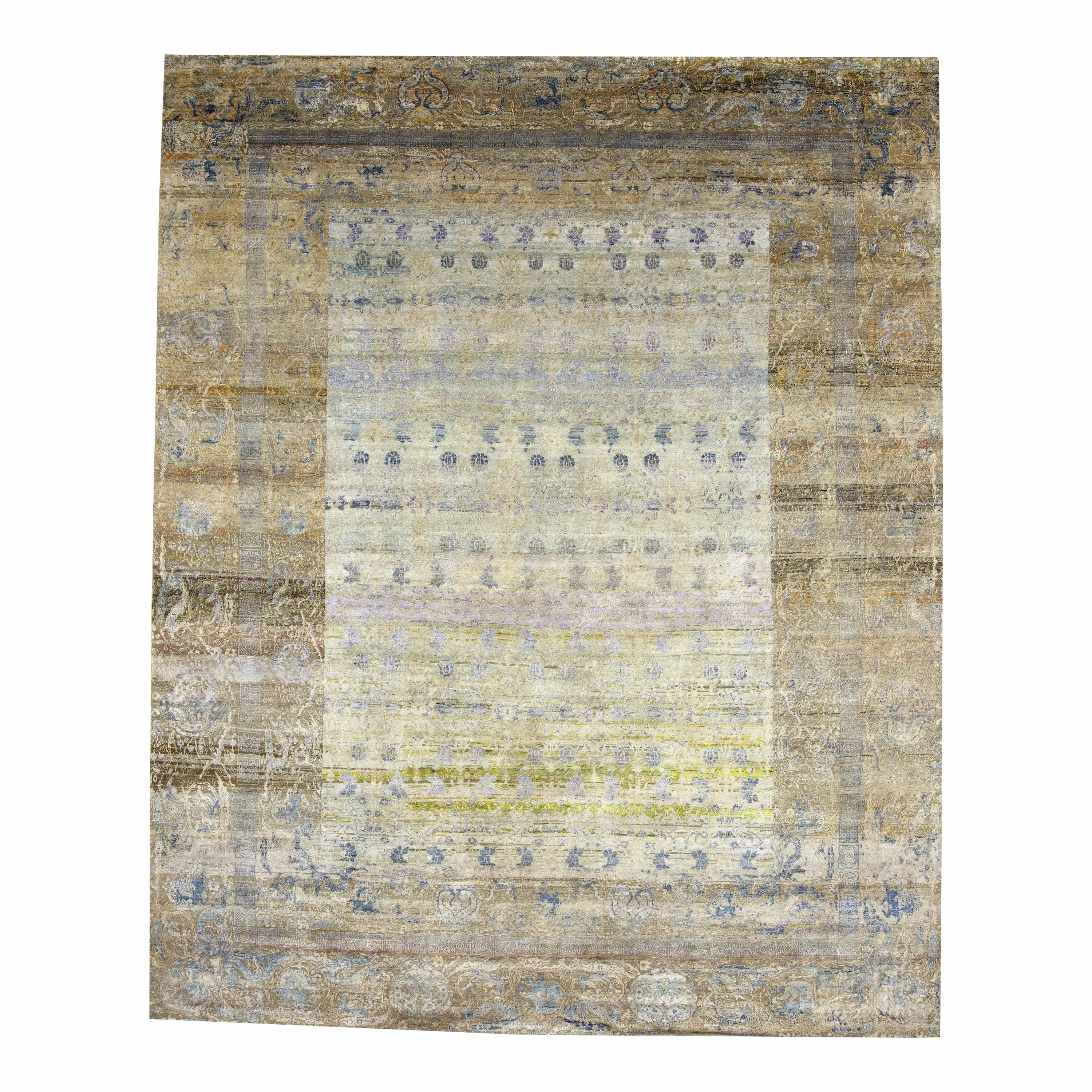 Tabriz Dd-5 Blue minimalist everyday rug