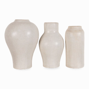 Tadelakt Vase elegant wall decor