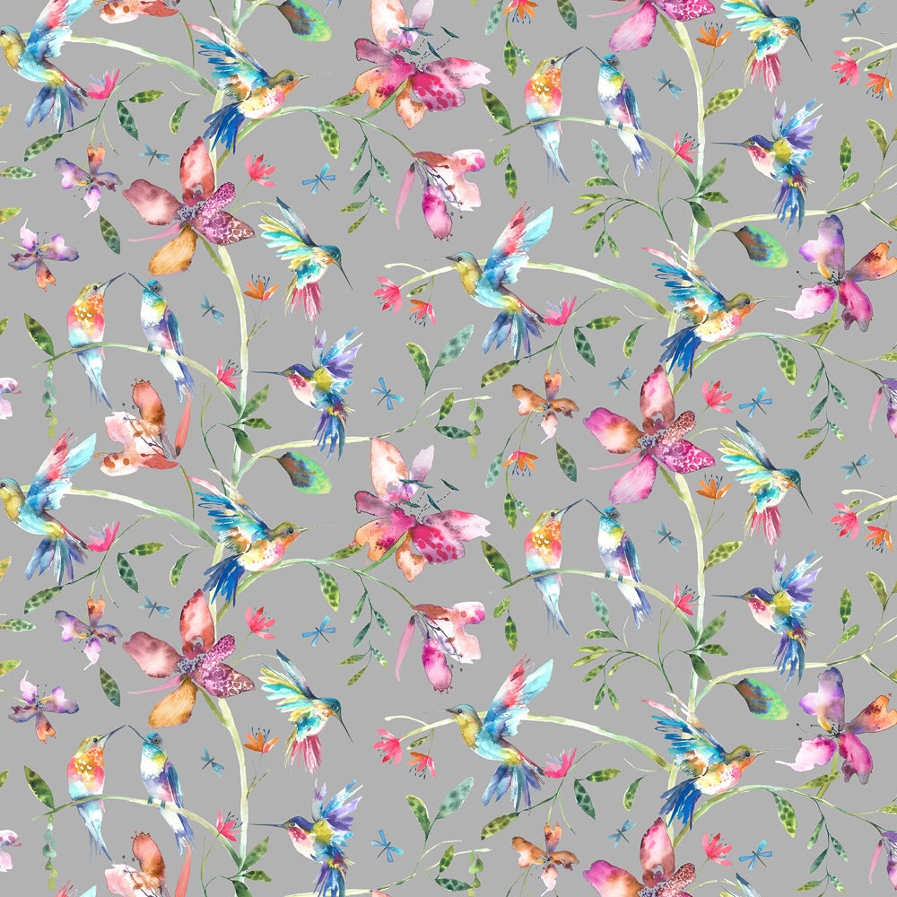 Tafuna Printed Cotton Fabric (By The Metre) Robins Egg