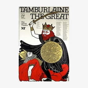 Tamburlaine the Great 1976 Print aesthetic poster wallpaper