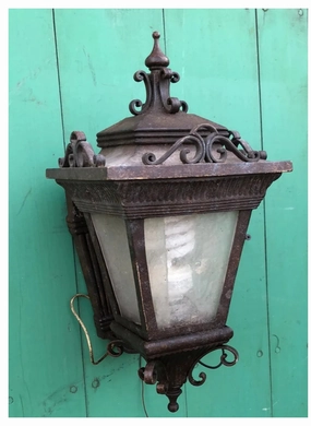TAPERED IRON WALL SCONCE interior room decor