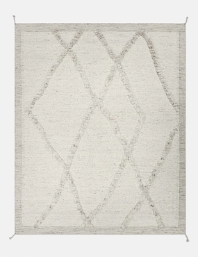Tavares Hand-Knotted Wool Morrocan Style Rug trendy fashion rug
