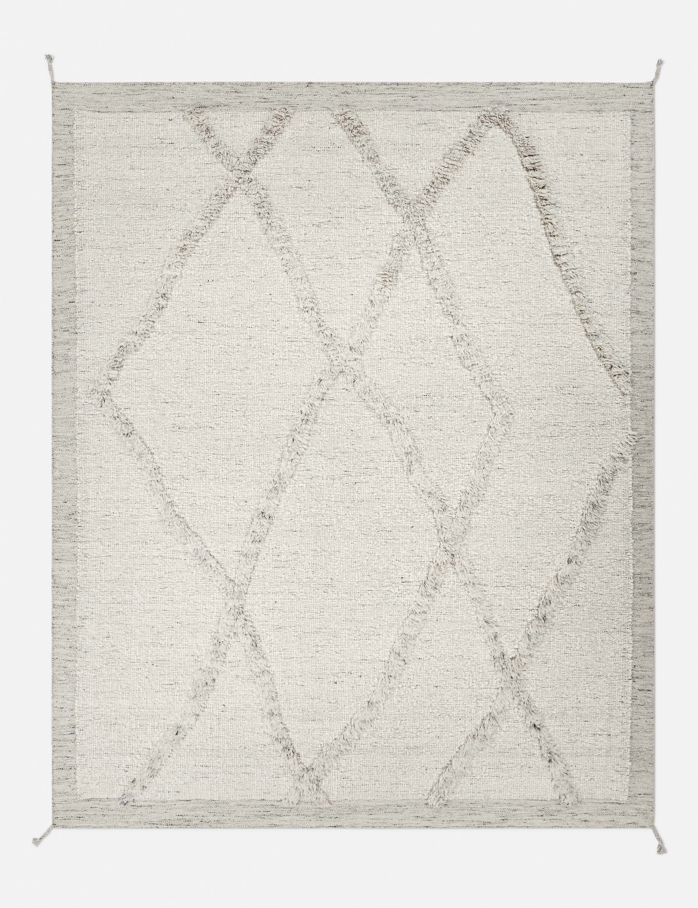 Tavares Hand-Knotted Wool Morrocan Style Rug trendy fashion rug