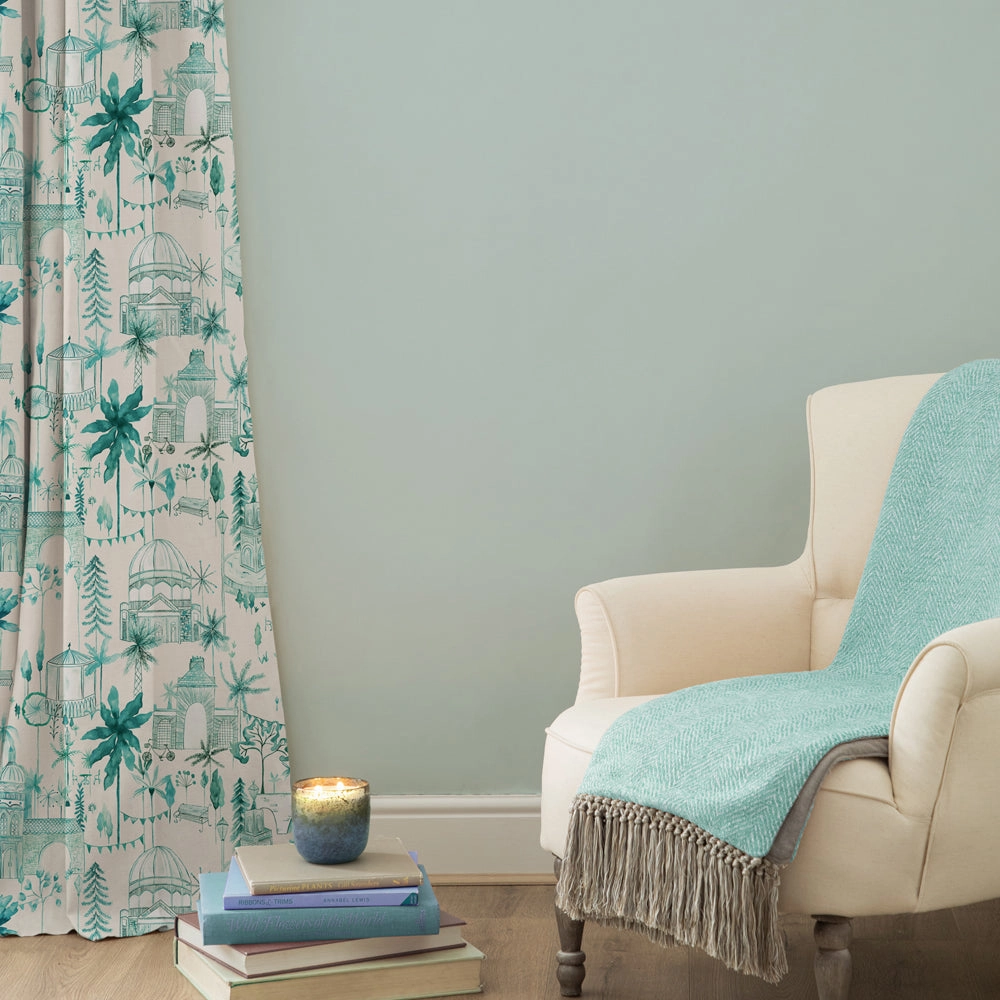 Tellaro Printed Cotton Fabric (By The Metre) Seamist