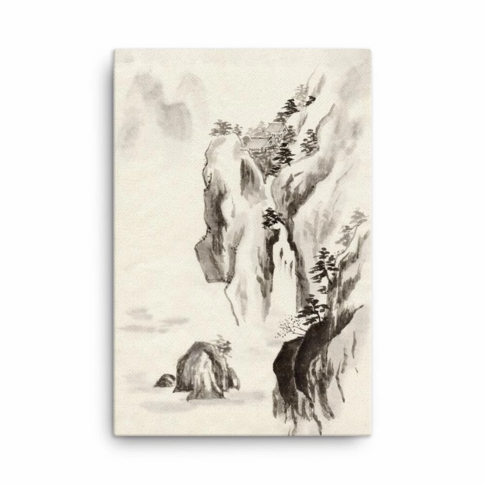 Temple in the Rock - canvas