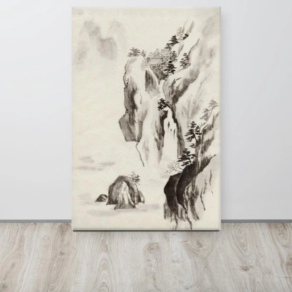 Temple in the Rock - canvas