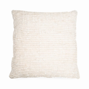 Textured Wool Pillow elegant wall decor