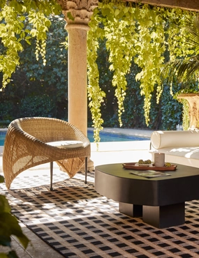 Thatcher Handwoven Indoor / Outdoor Rug by Sarah Sherman Samuel trendy fashion rug