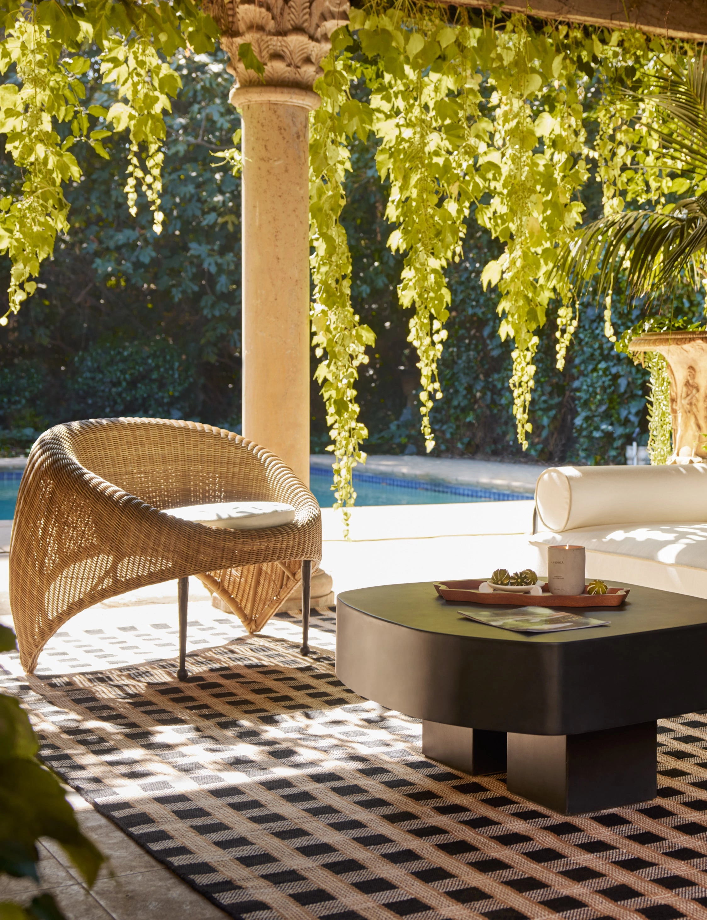 Thatcher Handwoven Indoor / Outdoor Rug by Sarah Sherman Samuel trendy fashion rug