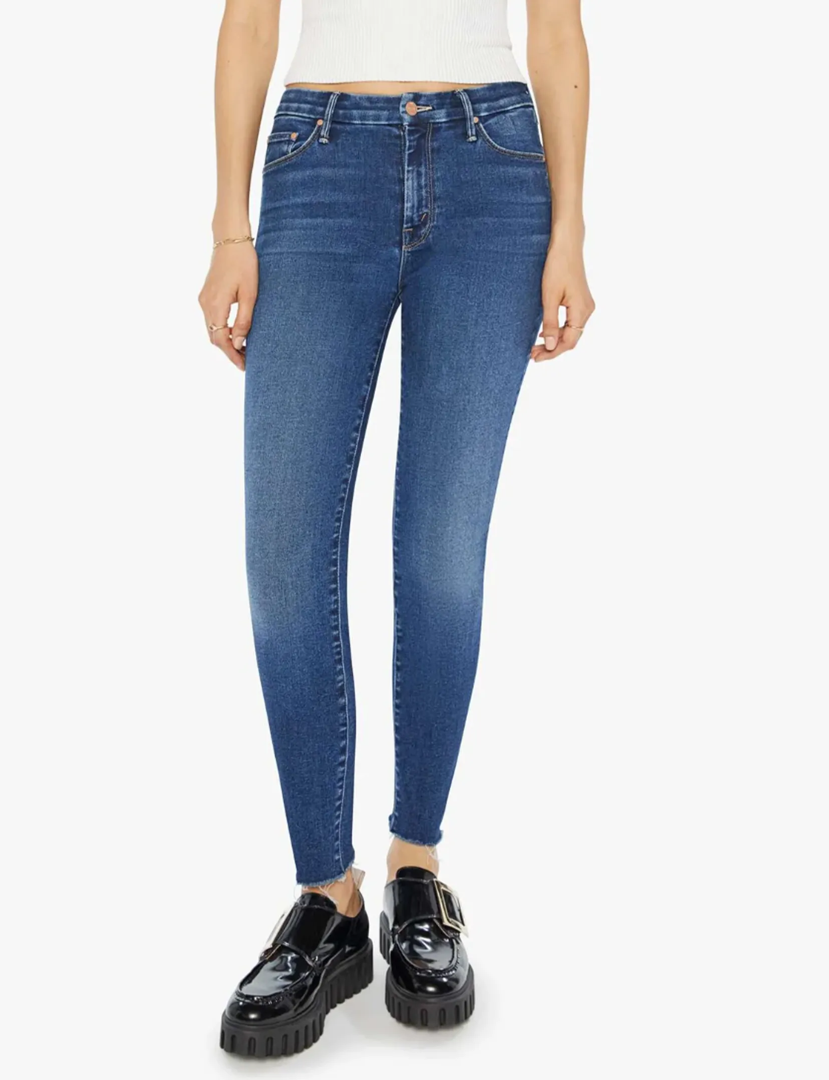 Der Looker Knöchelausfransung, Yakkity Yak Kleidung_mother-denim