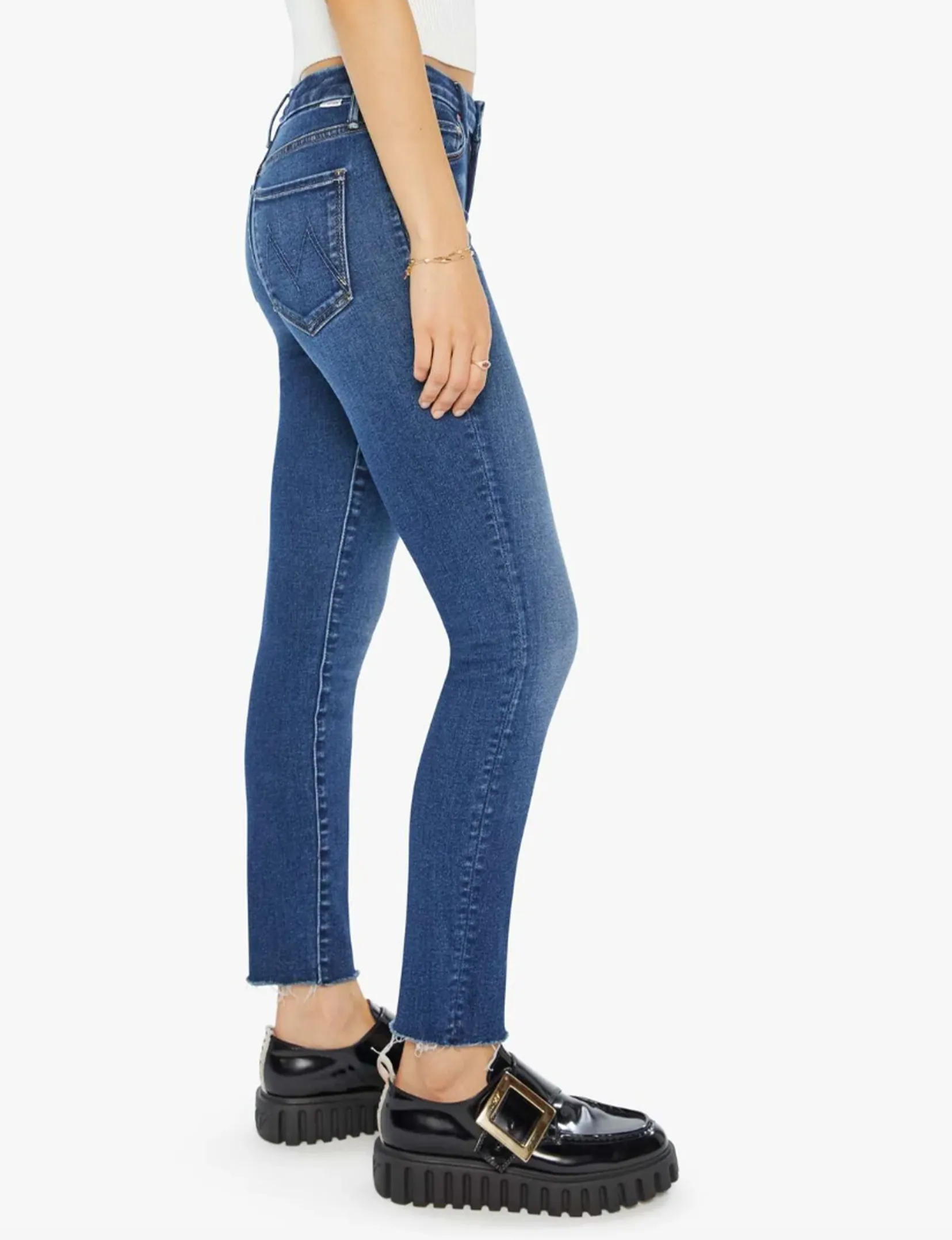 Der Looker Knöchelausfransung, Yakkity Yak Kleidung_mother-denim