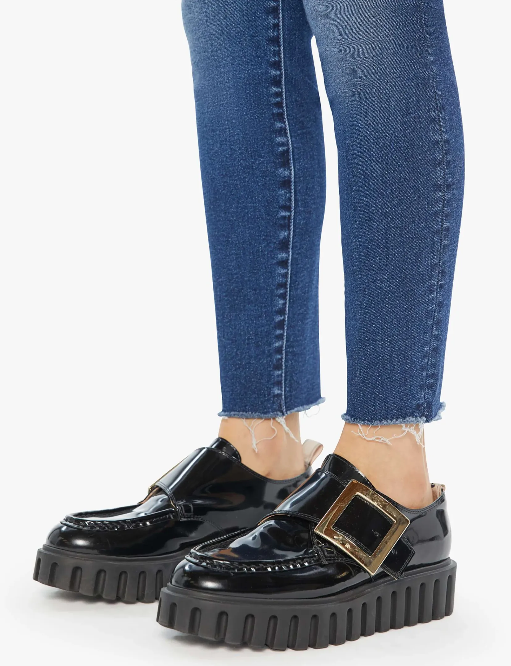 Der Looker Knöchelausfransung, Yakkity Yak Kleidung_mother-denim