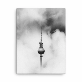 The Berlin TV Tower - screen canvas mural art