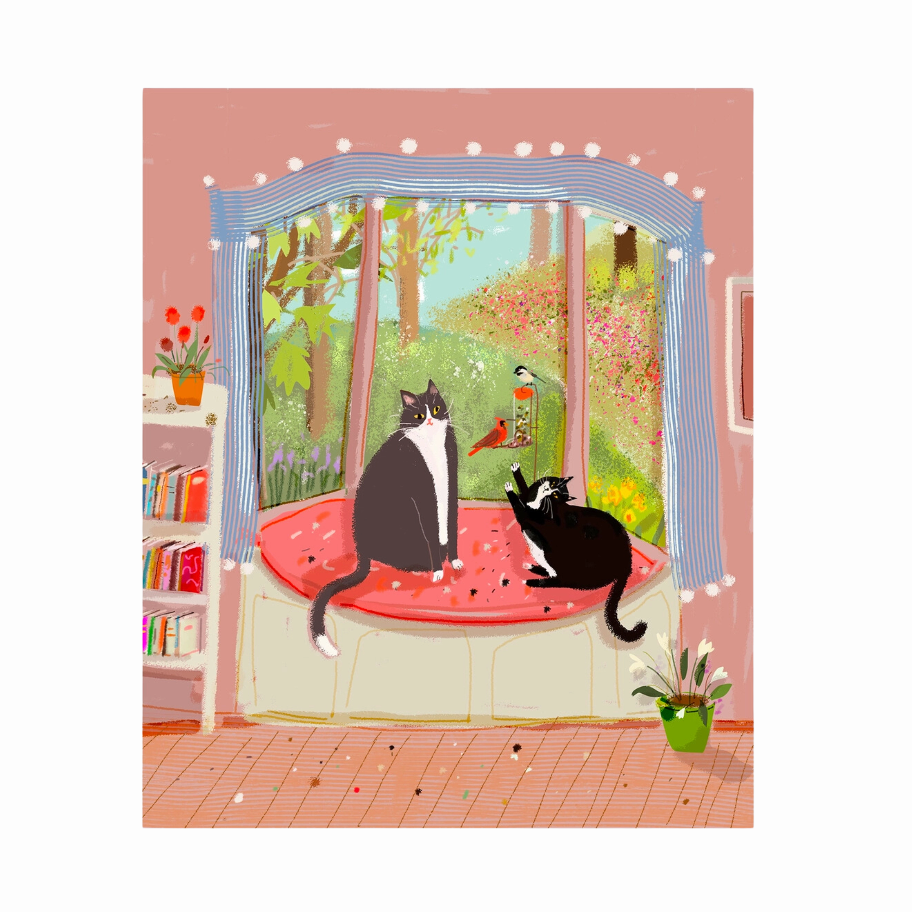 The Birdwatchers Art Print framed wall decor