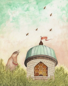 The Collector: Honey II - Art Print framed wall decor