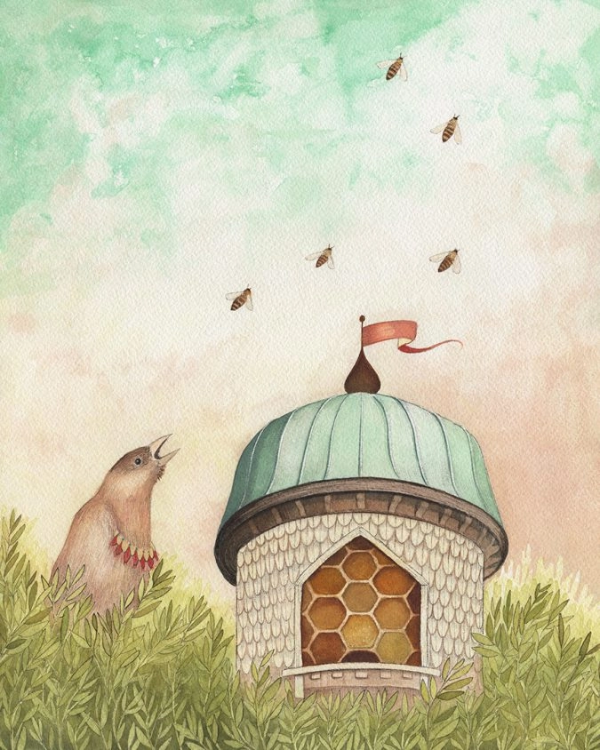 The Collector: Honey II - Art Print framed wall decor