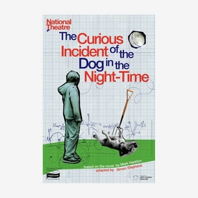 The Curious Incident of the Dog in the Night-Time 2012 Print vintage woodcut wallpaper