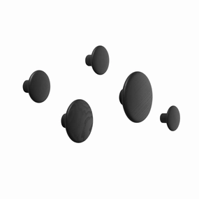 The Dots Coat Hooks - Set of 5 modern art object