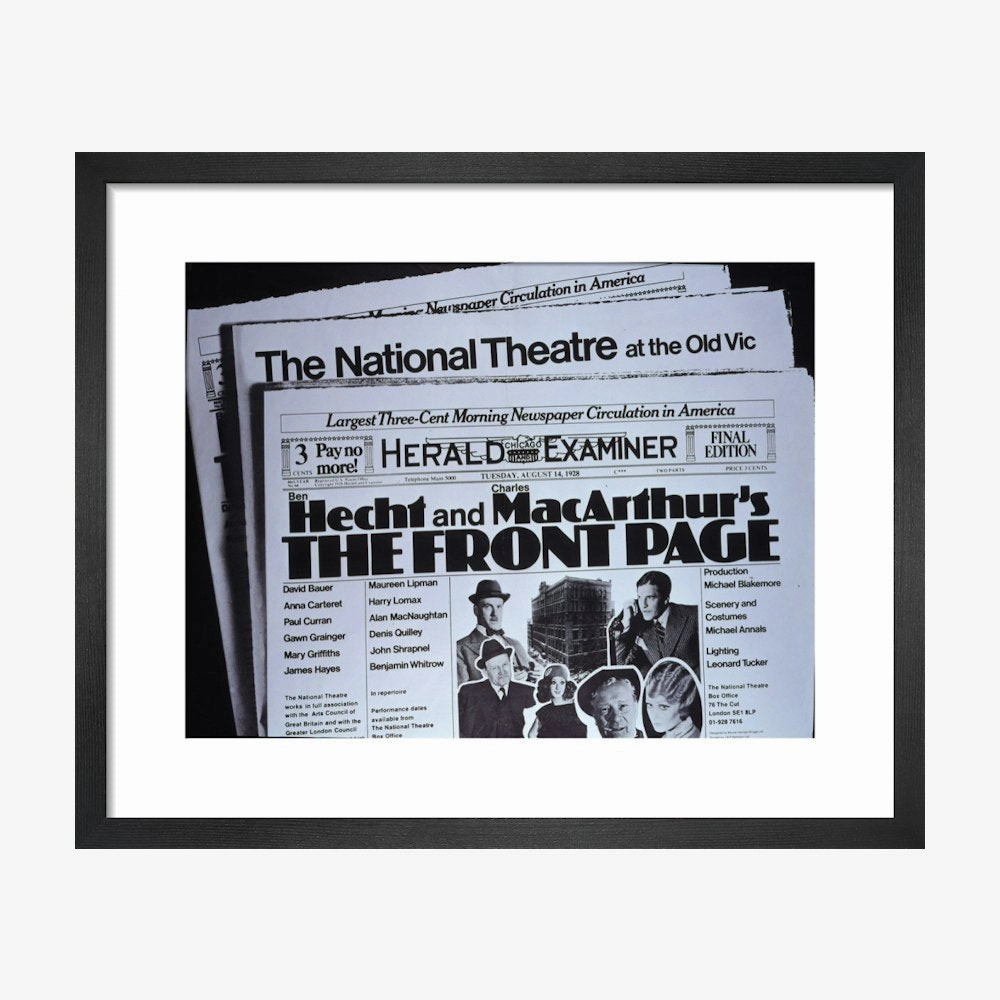 The Front Page 1972 Print