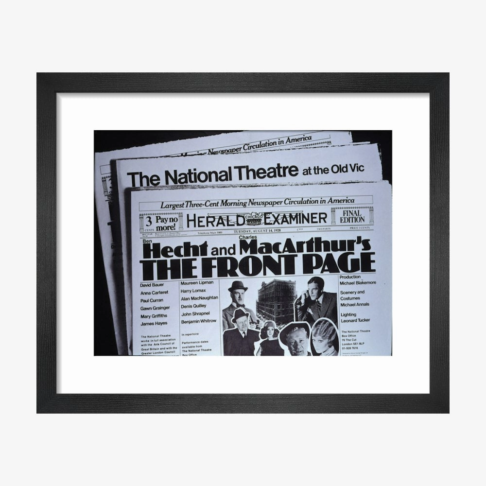 The Front Page 1972 Print