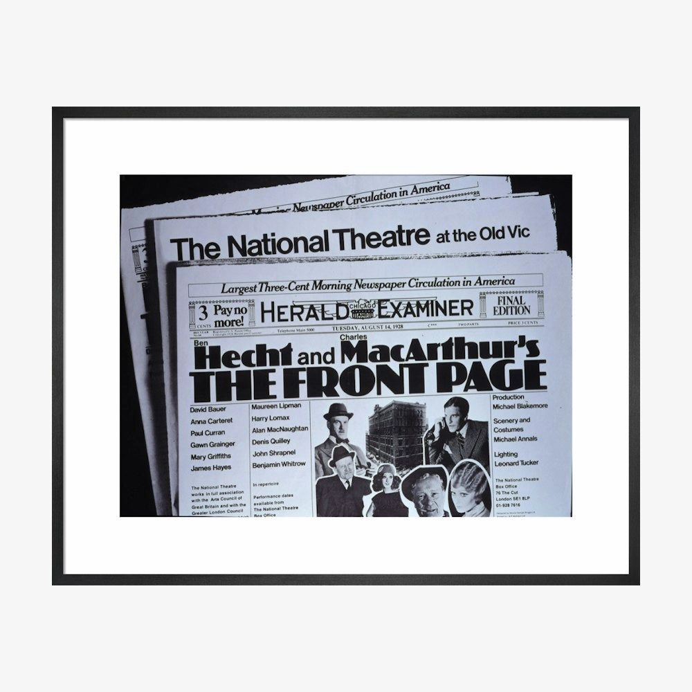 The Front Page 1972 Print