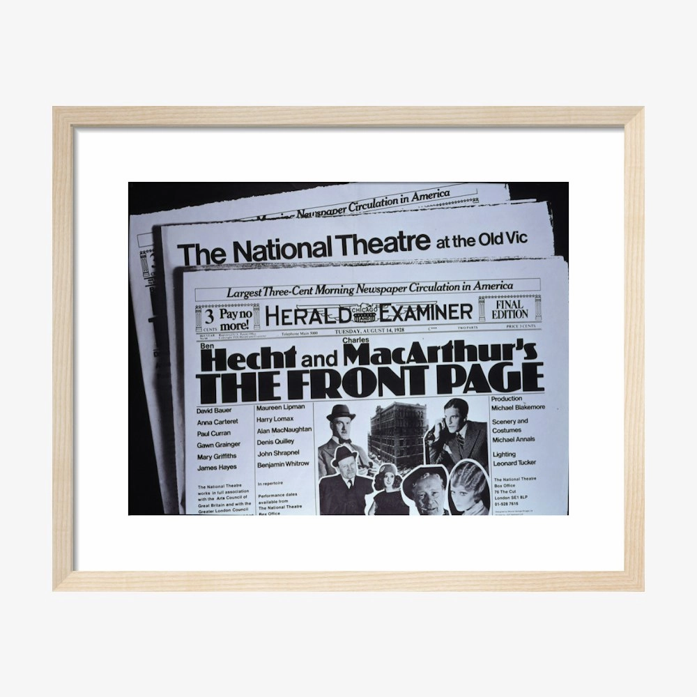 The Front Page 1972 Print