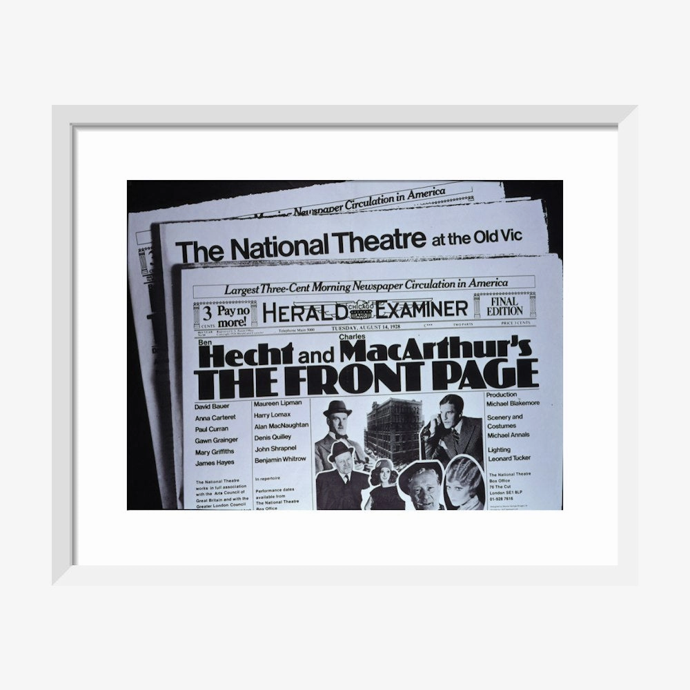The Front Page 1972 Print