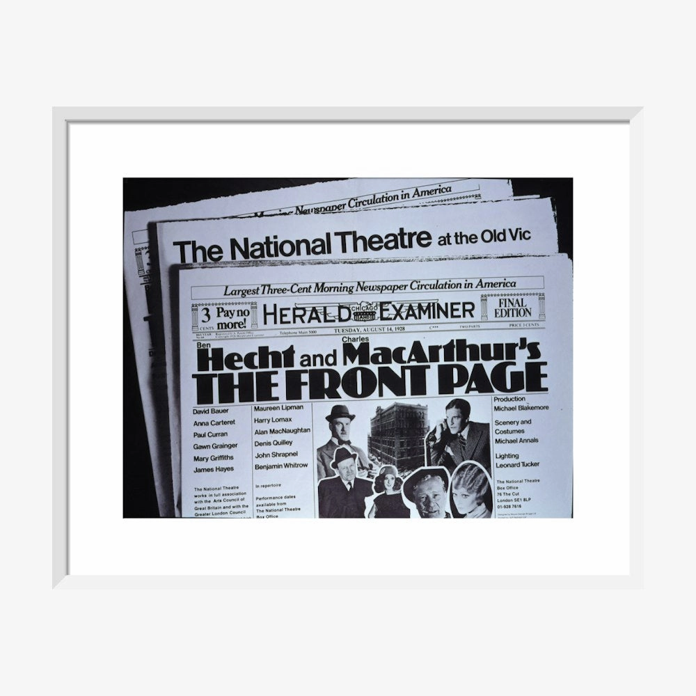 The Front Page 1972 Print