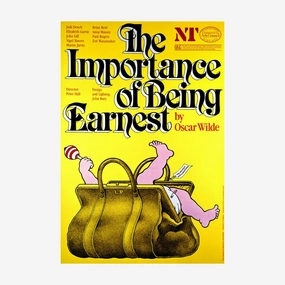 The Importance of Being Earnest 1982 Print aesthetic poster wallpaper