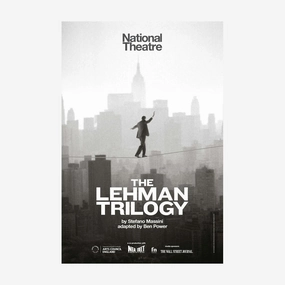 The Lehman Trilogy 2018 Print vintage woodcut wallpaper