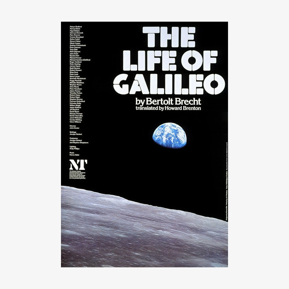 The Life of Galileo 1980 Print aesthetic poster wallpaper