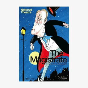 The Magistrate 2012 Print vintage woodcut wallpaper