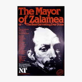 The Mayor of Zalamea 1981 Print aesthetic poster wallpaper