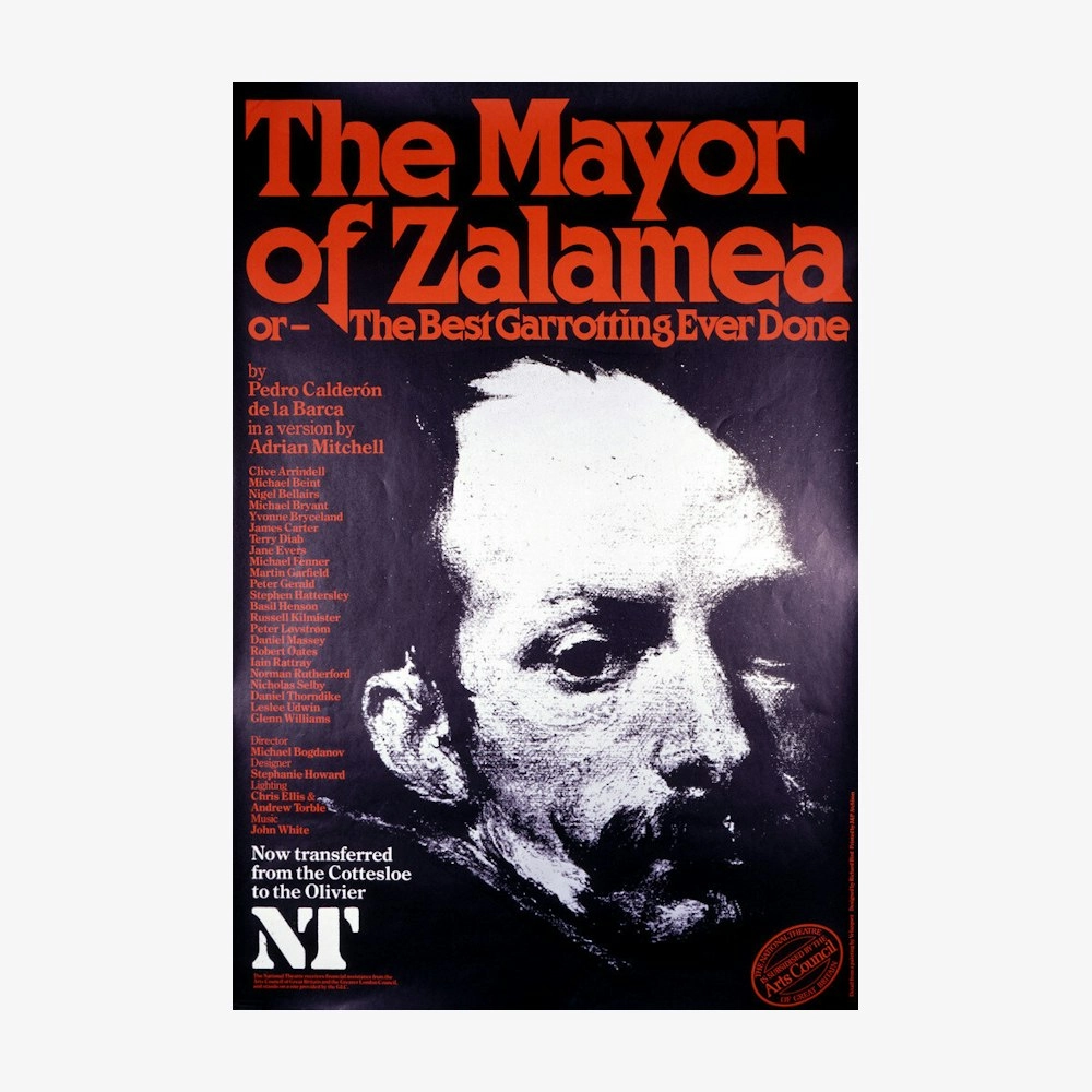 The Mayor of Zalamea 1981 Print aesthetic poster wallpaper
